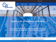 Tablet Screenshot of cerramientosaya.com